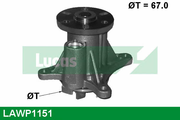 Lucas engine drive LAWP1151 Water pump LAWP1151