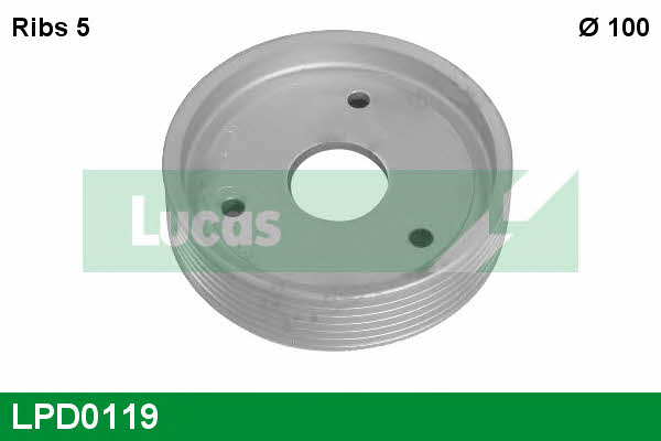 Lucas engine drive LPD0119 Pulley crankshaft LPD0119
