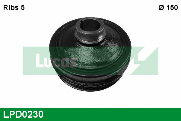 Lucas engine drive LPD0230 Pulley crankshaft LPD0230