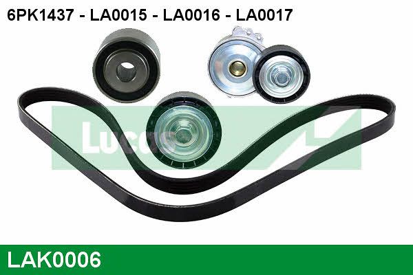 Lucas engine drive LAK0006 Drive belt kit LAK0006