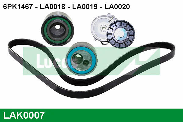 Lucas engine drive LAK0007 Drive belt kit LAK0007