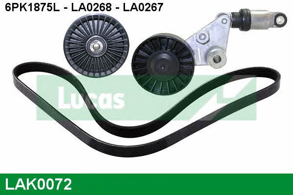  LAK0072 Drive belt kit LAK0072