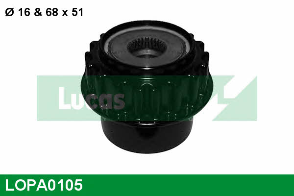 Lucas engine drive LOPA0105 Freewheel clutch, alternator LOPA0105