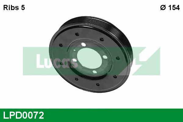 Lucas engine drive LPD0072 Pulley crankshaft LPD0072