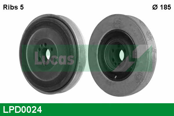 Lucas engine drive LPD0024 Pulley crankshaft LPD0024