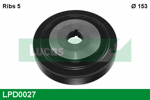 Lucas engine drive LPD0027 Pulley crankshaft LPD0027