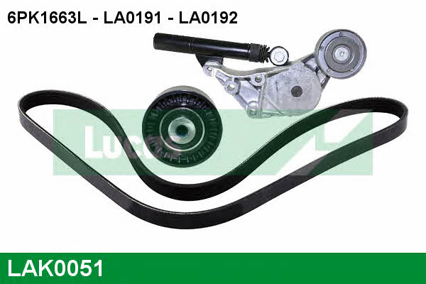  LAK0051 Drive belt kit LAK0051