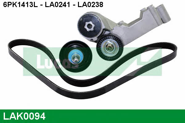 Lucas engine drive LAK0094 Drive belt kit LAK0094