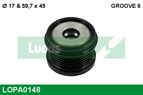 Lucas engine drive LOPA0148 Freewheel clutch, alternator LOPA0148