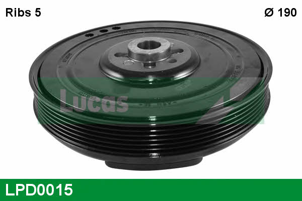 Lucas engine drive LPD0015 Pulley crankshaft LPD0015
