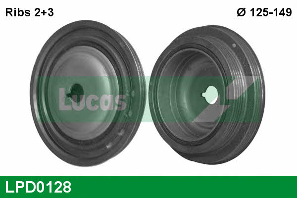 Lucas engine drive LPD0128 Pulley crankshaft LPD0128