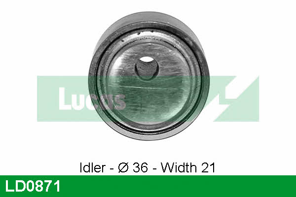 Lucas engine drive LD0871 Tensioner pulley, timing belt LD0871