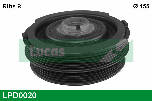 Lucas engine drive LPD0020 Pulley crankshaft LPD0020