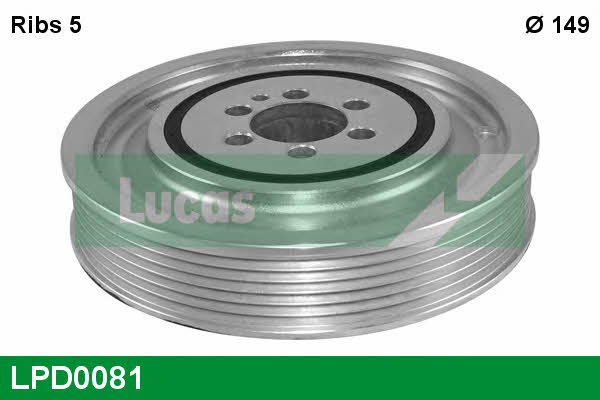 Lucas engine drive LPD0081 Pulley crankshaft LPD0081