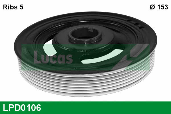 Lucas engine drive LPD0106 Pulley crankshaft LPD0106
