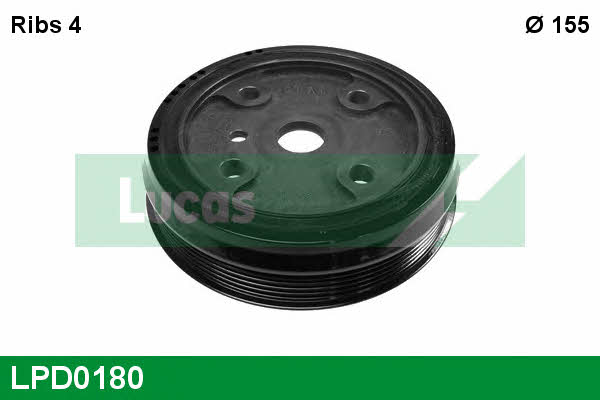 Lucas engine drive LPD0180 Pulley crankshaft LPD0180