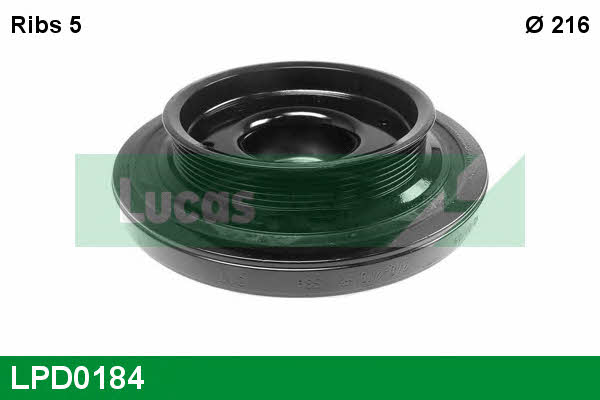Lucas engine drive LPD0184 Pulley crankshaft LPD0184