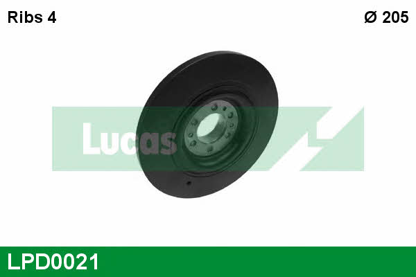 Lucas engine drive LPD0021 Pulley crankshaft LPD0021