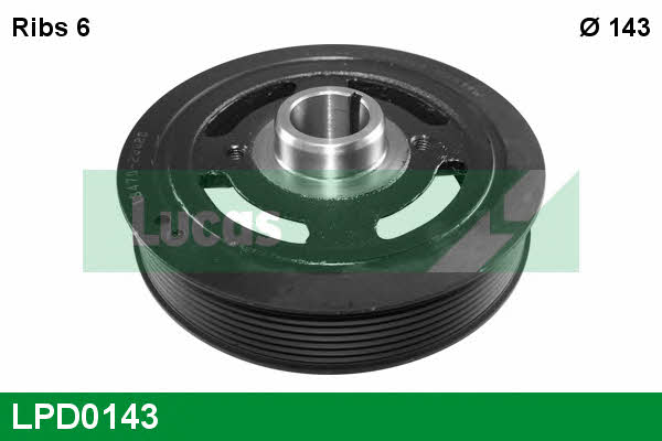 Lucas engine drive LPD0143 Pulley crankshaft LPD0143