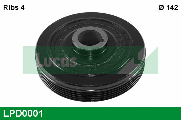 Lucas engine drive LPD0001 Pulley crankshaft LPD0001