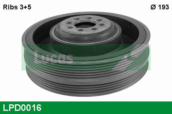 Lucas engine drive LPD0016 Pulley crankshaft LPD0016