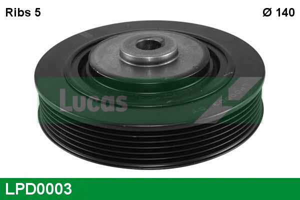 Lucas engine drive LPD0003 Pulley crankshaft LPD0003
