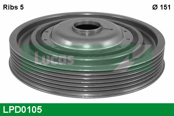 Lucas engine drive LPD0105 Pulley crankshaft LPD0105