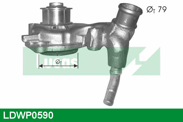 Lucas engine drive LDWP0590 Water pump LDWP0590