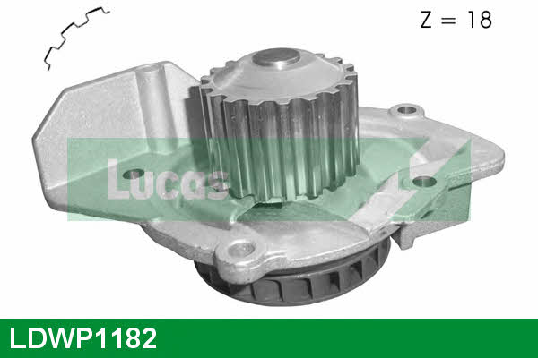 Lucas engine drive LDWP1182 Water pump LDWP1182