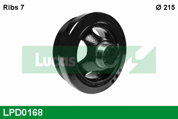 Lucas engine drive LPD0168 Pulley crankshaft LPD0168