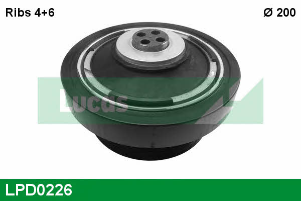 Lucas engine drive LPD0226 Pulley crankshaft LPD0226