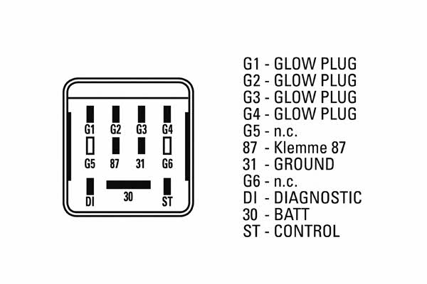 Nagares TPDV/28-12 Glow plug relay TPDV2812