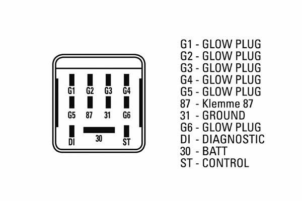 Nagares TPDV/68-12 Glow plug relay TPDV6812