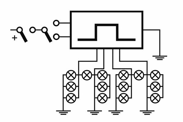 Nagares ITD-24/Y Direction indicator relay ITD24Y