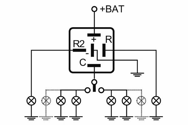 Nagares ITAS/5-12 Direction indicator relay ITAS512