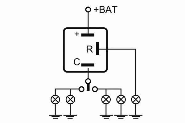 Nagares IT-84-24 Direction indicator relay IT8424