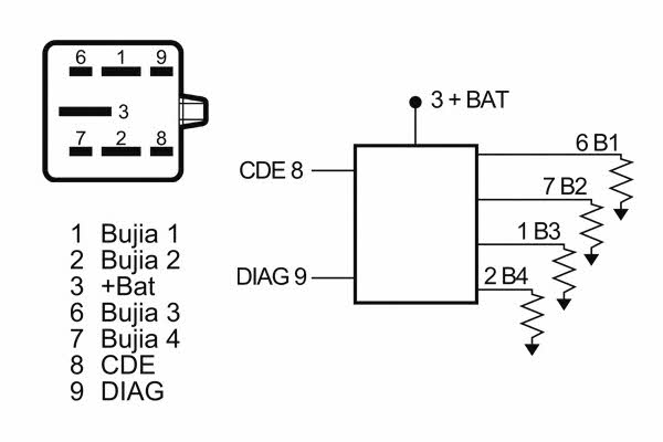 Nagares BED/7-12 Glow plug relay BED712