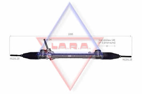 LA.R.A. 160018 Steering Gear 160018