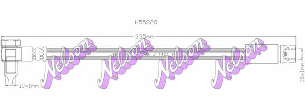 Brovex-Nelson H5582Q Brake Hose H5582Q