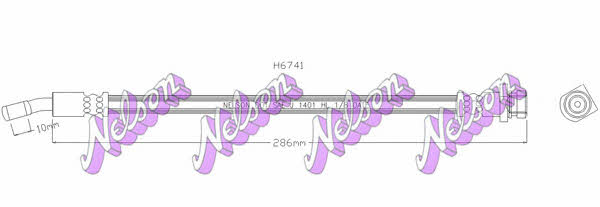 Brovex-Nelson H6741 Brake Hose H6741