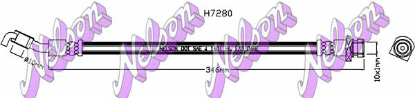 Brovex-Nelson H7280 Brake Hose H7280