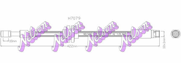 Brovex-Nelson H7079 Brake Hose H7079