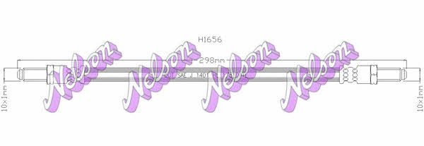 Brovex-Nelson H1656 Brake Hose H1656