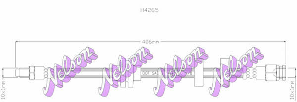 Brovex-Nelson H4265 Brake Hose H4265