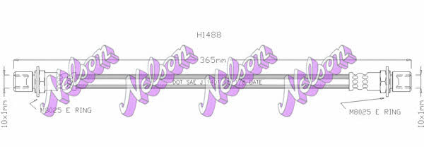 Brovex-Nelson H1488 Brake Hose H1488