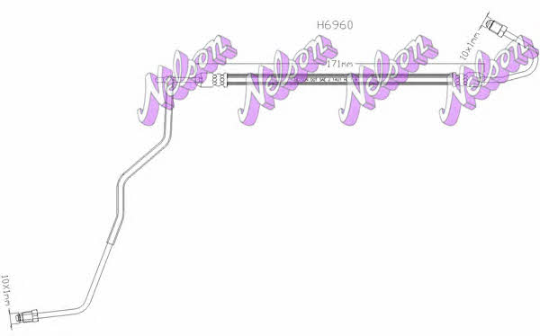 Brovex-Nelson H6960 Brake Hose H6960