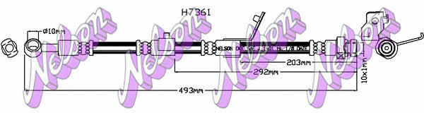 Brovex-Nelson H7361 Brake Hose H7361