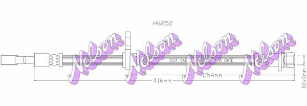 Brovex-Nelson H6852 Brake Hose H6852