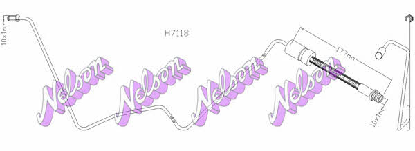 Brovex-Nelson H7118 Brake Hose H7118