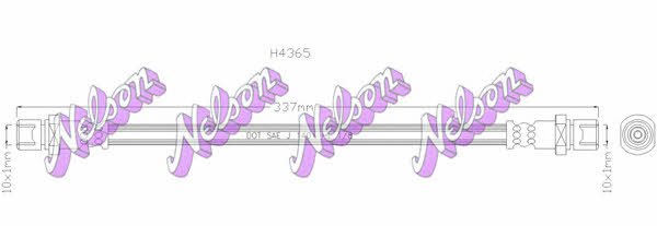 Brovex-Nelson H4365 Brake Hose H4365